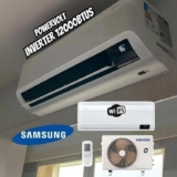 Ar Condicionado Split Samsung Inverter WindFree POWERvolt Bivolt Connect AI 12.000 BTUs Frio Sem Vento AR12DYFAVWKNAZ Bivolt