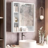 ARMARIO ESPELHEIRA COM PORTA PARA BANHEIRO OLIMPIA