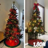 Árvore De Natal 1,80m 800 Galhos Com Enfeites E Luzes