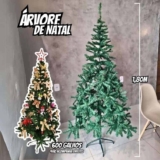 Árvore De Natal Luxo Cheia Pinheiro Grande 180cm 600 Galhos