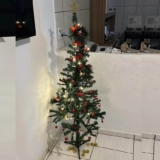 Arvore Natal Grande Luxo Decorada Completa 150cm Pisca Led