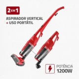Aspirador de pó Brush Carpet 1200 Ap-25 Mondial Vermelho