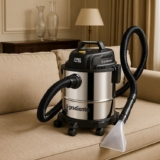 Aspirador De Pó E Água Inox Turbo 12 Litros 1200w Com Soprador E Bico Extratora Multiuso Tbac120 The Black Tools