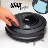 Aspirador de Pó Robô Automático 3 em 1 Varre Aspira e Passa Pano MOP WAP ROBOT W90 PÉROLA – Bivolt