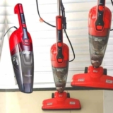 Aspirador de Pó WAP Clean Speed Vertical e de Mão com Bico Articulado 1000W 1 Litro – Vermelho/Preto – 220V