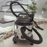 Aspirador Pó e Água Electrolux função Sopro Compacto Líquidos Químicos Inox 1800W 20L total 15L útil protetor térmico GT20i