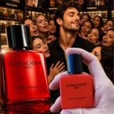 Attracione Men perfume Masculino Com Feromônios Ativados 25 mL