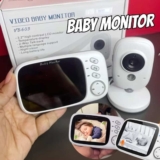Babá Eletrônica Video Baby Noturna Sem Fio Recarregável Branco Estary Shop