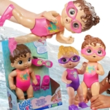 Baby Alive Boneca Sunny Swimmer – Cabelos Loiros Boneca de 25 cm em plástico com acessórios – Brinquedo para meninas e meninos a partir de 3 anos