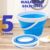Balde Dobrável Retrátil 5 Litros Silicone