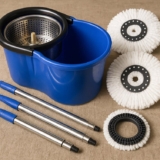 Balde Perfect Mop Pro 360° giratório limpeza geral esfregão 12l