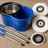 Balde Perfect Mop Pro 360° giratório limpeza geral esfregão 12l