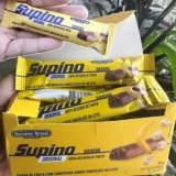 Banana Brasil Display Barra De Frutas Supino Original Banana Ao Leite -16 Unidades De 24G (384G)