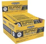 Banana Brasil Display Barra De Proteína Supino Protein Baunilha Com Crispies – 12 Unidades De 30G