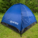 Barraca Camping 4 Pessoas Compacta Com Bag Tipo Iglu Ontrek MC981 Cor Azul
