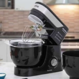 Batedeira Planetária Mondial Preto e Inox 700W – Premium 12 Velocidades