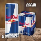 Bebida Energética Red Bull Energy Drink 250ml 4 Unidades