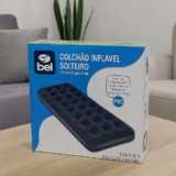 Belfix, COLCHÃO INFLÁVEL SOLTEIRO (185 x 76 x 22 cm) (P55), 110000, Azul