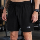Bermuda Elastic Academia Masculina Rock Saints