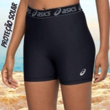 Bermuda Feminina ASICS com Proteção Solar Toya Run Basic