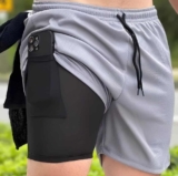 Bermuda Masculina 2 Em 1 Academia Top Multimarcas Masculino