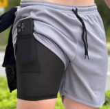 Bermuda Masculina 2 Em 1 Academia Top Multimarcas Masculino