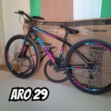 Bicicleta Aro 29 Aço Carbono 21 Velocidades Freios A Disco