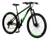 Bicicleta Aro 29 Aço Carbono Freios A Disco Suspensão 21 Vel