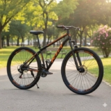 Bicicleta Aro 29 Aço Carbono KGT Shift Freios a Disco Suspensão 21 marchas
