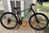 Bicicleta Aro 29 Aço Carbono Ksvj Freios Disco Suspensão 21v