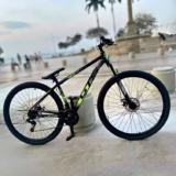 Bicicleta Aro 29 Gts Rapid 24 Marchas Freio A Disco Cor Preto-verde-cinza Tamanho Do Quadro 17