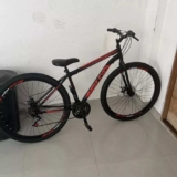 Bicicleta Aro 29 Mtb Aço Carbono Freios A Disco 21 Vel