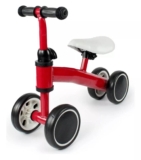 Bicicleta De Equilíbrio Infantil 4 Rodas Mega Compras Cor Azul