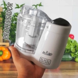 Black Decker Processador de Alimentos, Mini Processador com Função Pulsar, Abertura na Tampa e Trava de Segurança, Potência 120W, Modelo MP120B2, 110V
