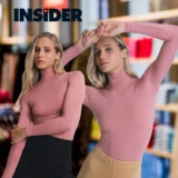 Blusa Feminina Insider Skin Cropped Manga Longa