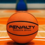 Bola Basquete Playoff IX Penalty 78 cm Laranja