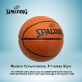 Bola de Basquete Spalding Tamanho 7, Laranja