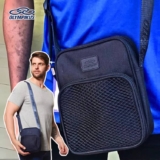 Bolsa Casual Masculina E Feminina Shoulder Bag Olympikus Cor Marinho Desenho do tecido Lisa