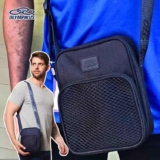 Bolsa Casual Masculina E Feminina Shoulder Bag Olympikus Cor Marinho Desenho do tecido Lisa