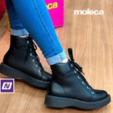 Bota Coturno Moleca Casual Feminina