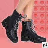 Bota Coturno Studio Ana Paula Cano Curto Feminina