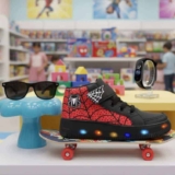 Botinha Infantil De Led Homem Aranha Promoção Menino Brindes