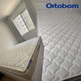 Box Casal + Colchão De Molas – Ortobom – Airtech 138cm