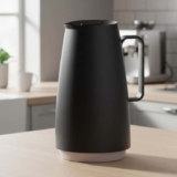 Bule Térmico Tramontina Exata em Plástico Preto com Ampola de Vidro 500 ml