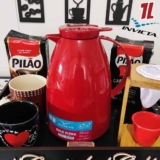 Bule Viena com Gatilho 1L Vermelho Velvet Invicta