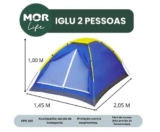 Barraca Camping Mor Iglu Life Até 2 Pessoas Acampamento