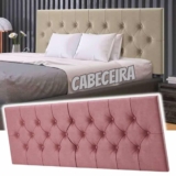 Cabeceira de Cama de Casal KING 2,00 m – New York (Rosê)