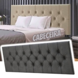 Cabeceira para Cama de Casal Queen New York (Várias cores)