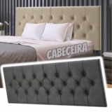 Cabeceira para Cama de Casal Queen New York (Várias cores)