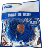 Cabo De Rede RJ45 Montado 20 metros Cat5